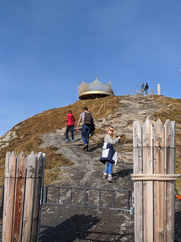 Klim naar het topje van Männlichen